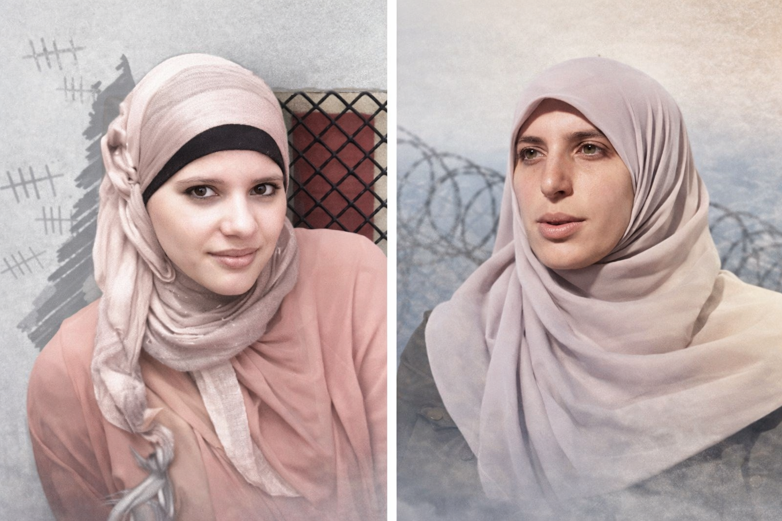 الأسيرتين اية الخطيب وشاتيلا ابو عيادة 